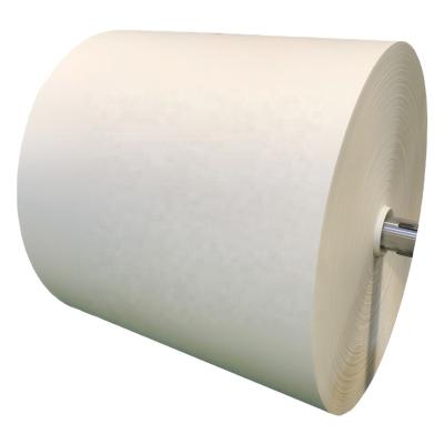 China Food Grade Material Single Side Paper Roll Waterproof White Waterproof Paper Cup Paper Roll For Beverage Cup for sale