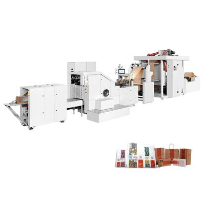 China food & Beverage Factory Eco Label Paper Bag High Accuracy Inspection Production Equipment Making Machine for sale