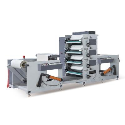 China food & Beverage Factory High Efficiency Semi-automatic One Side Mini Flexo Label Paper Cup Printing Machine for sale