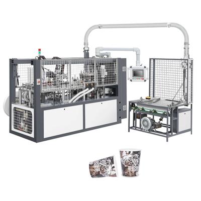 China food & Beverage factory 90-110pcs/min cup size 6-16oz 19kw 380V paper cups production line small machine for making paper cups for sale