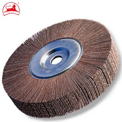 China High Efficient Customized Aluminum Oxide Cloth Metal Polishing Abrasive Flap Wheel for sale