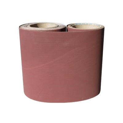 China For Metal Polishing Customized Size Abrasive Cloth Wide Roll Belt Sanding Band for sale