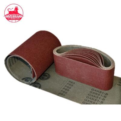 China GXK51 Semi-flexible sanding belt and cloth rolls P60, P80, P120 for wood and metal for sale