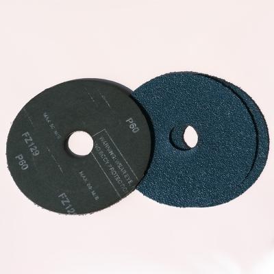 China Metal Polishing Sanding Furniture Customized Metal Polishing Zircon Fiber Abrasive Disc for sale