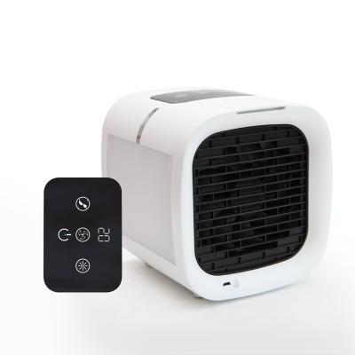 China 2021 Amazon New Design Rechargeable Mini Cooling Fan Portable Air Conditioner LED Lights/Humidifier/Water/Screen Amazon Design Air Cooler with Water Cooling LED Lights for Desktop LW-01 for sale