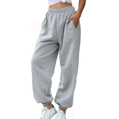 China High Quality Anti Wrinkle Women Sports Tracksuit Gym Wear Track Jogger Running Casual Pants for sale