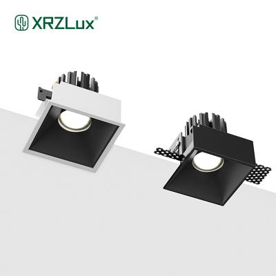 China XRZLux 10W Modern COB Ceiling Down Light IP44 LED Downlight Recessed Waterproof Indoor Bathroom Lighting Lamps Square LED Spotlight for sale