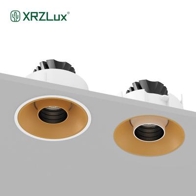 China Modern XRZLux Recessed Led Indoor High End Light Fixtures LED Downlights Aluminum Ultra Anti Glare Ceiling Lamp 8W 110V 220V for sale