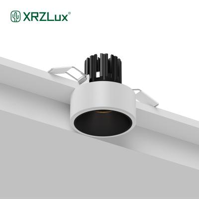 China Modern XRZLux Recessed Downlight Light Fixture 10W Led Ceiling Spotlight 110V 220V Aluminum Anti-glare LED Ceiling Lamp for sale