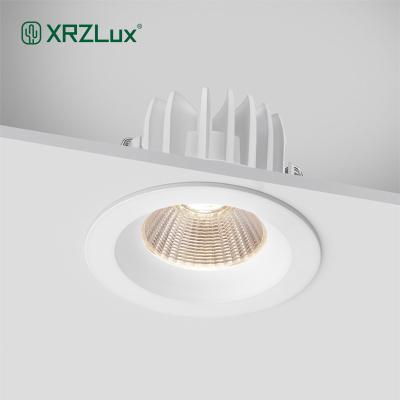 China Modern XRZLux Led Ceiling Spotlight IP44 Downlight 10W Waterproof Aluminum Anti-glare Recessed Led Lamp for sale