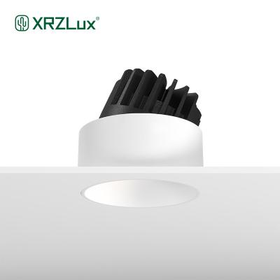 China Modern XRZLux Modern Indoor Lighting Ceiling Recessed COB Led Trimless Downlight Round 8W 10W 15W 110V 220V Led Ceiling Lamp for sale