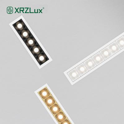 China Modern XRZLux Recessed Downlight Anti-glare Aluminum Led Spot Light Laser Blade Lighting 12W 24W Ceiling Spotlight Lamparas for sale