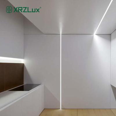 China XRZLux Modern T-slot Aluminum Profile For Trimless Led Strip Light Recessed Linear Led Light 10W/m Profile Lighting for sale