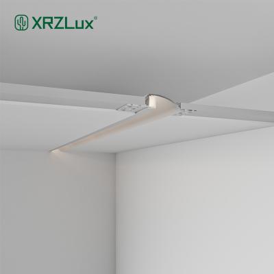 China XrzLux 1m Embedded Aluminum Profile Led Strip Light Trimless Modern Design LED 14.4W/m Recessed Linear Wall Light Seal for sale