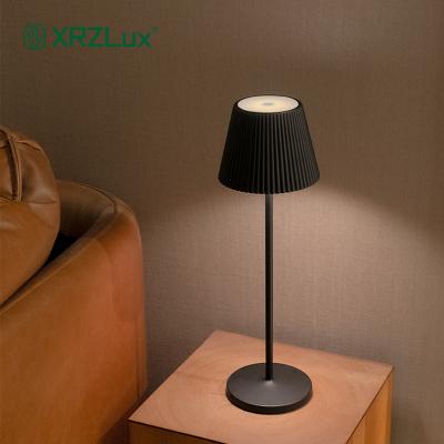 China XRZLux LED Table Lamp USB Rechargeable Battery Modern Modern Touch Dimming Glare Desk Light For Home Bar Bedside Restaurant for sale