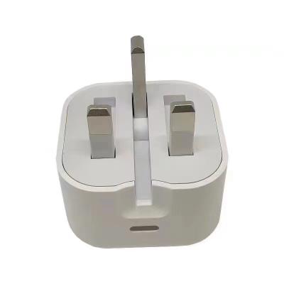 China Mobile Phone Fast Charger wholesale For iPhone 15 14proMax Original Adapter PD20W USB-C Fast Charger EU UK plug type C wall charger cable for iphone 12 13 for sale