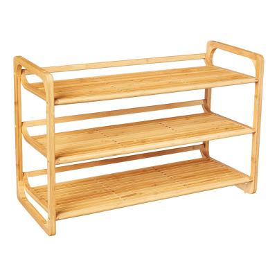 China (Size)Adjustable Amazon Sells Hot Selling Display Designs Cheap Wooden Shoe Rack for sale