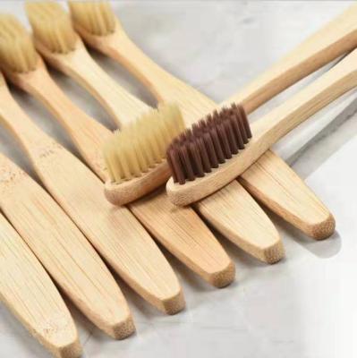 China Eco-friendly Foldable Biodegradable Bamboo Wooden Toothbrush Baby Bamboo Toothbrush for sale