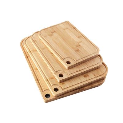 China 100% sustainable bamboo without BPA | 4PCS factory price high quality bamboo cutting board for sale