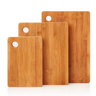 China Viable Household Kitchen Cuts Vegetables | Mold proof and durable bamboo cutting board three-piece set for sale