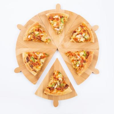 China Viable Hot Sale Acacia Round Cheese Wooden Cutting Board, Pizza Cutting Board and Cheese Pizza for sale