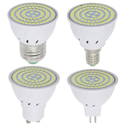 China Modern 2W 3W 4W GU10 MR16 LED Lamp 220V GU 10 Spotlight COB 2835 48 60 80LEDs Bulbs Lighting E14 E27 for sale