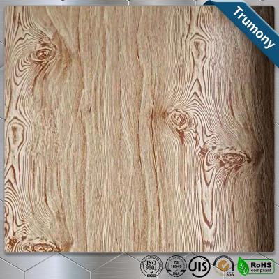 Chine Épaisseur composée en aluminium 3mm | surface de panneau de grain en bois de décoration de couche de peinture de 6mm à vendre