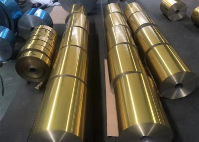 China 8011 Hydrophilic Golden Heat Exchanger Aluminium Foil Roll Air Conditioner Fin - Stock for sale