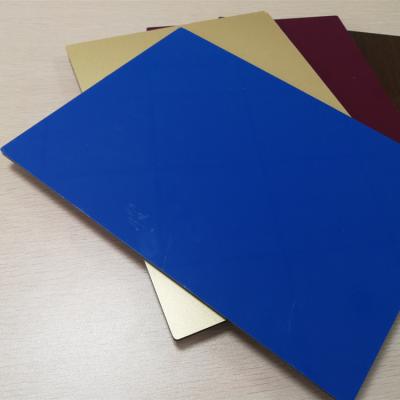 China Color Coated Aluminum Composite Panel Fire Rating , Fire Rated Aluminium Composite Panel 5005 5052 5754 for sale