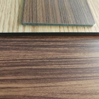 China Anti - Corrosion Wood Grain Aluminum Composite Panel For Outdoor Decoration for sale