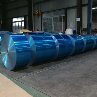 Chine Échangeur de chaleur bleu de petit pain en aluminium hydrophile de la bande 8011 pour le climatiseur à vendre