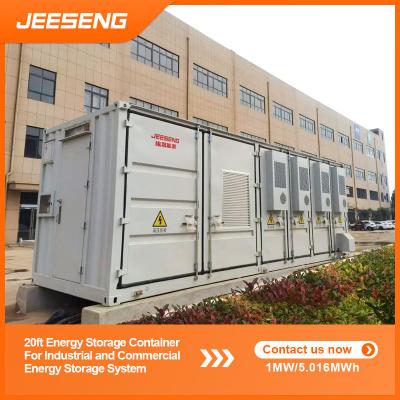 China 1MW/5.016MWh 20ft High-voltage Energy Storage System for sale