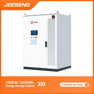 China 105KW 232KWh Liquid cooled Energy Storage Cabinet For Industrial and Commercial Energy Storage System for sale