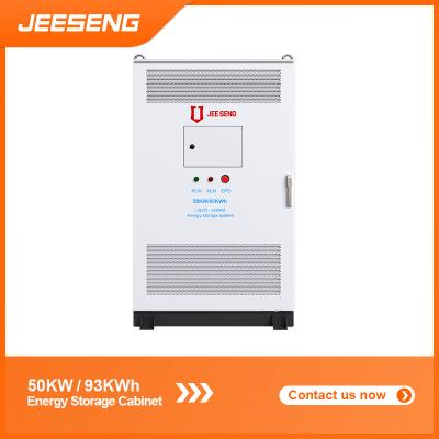 China 50KW 93KWh Liquid cooled Energy Storage Cabinet For Industrial and Commercial Energy Storage System for sale