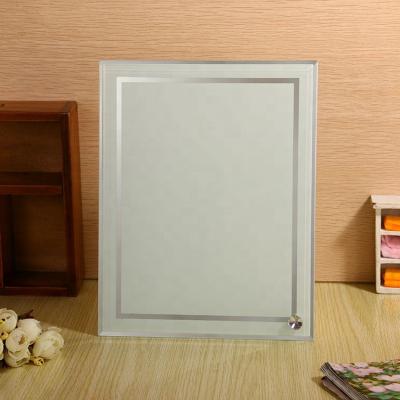 China Custom Photo Frame Fashionable High Quality Glass Sublimation Glass BL-04 for sale