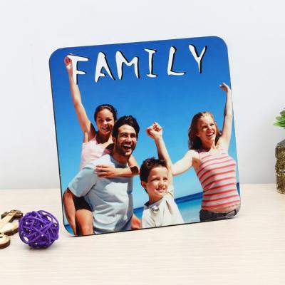 China China MDF Sublimation Photo Frame Blank Wooden Photo Frame for sale