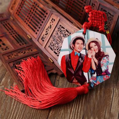 China Empty Wooden Car MDF Pendant China Sublimation for sale