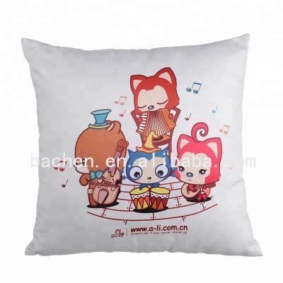 China Fashion White Pillow Case DIY Printing Double Sided Sublimation Blank Pillowcase for sale