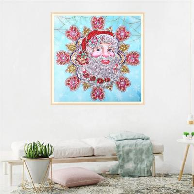 China New Drill Christmas Classic/Postmodern Wholesale Special Shaped Paintings For Wall Artwork Painting By Numbers Canvas 5D Diy Diamond Painting for sale