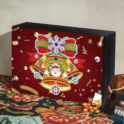 China New Classic/Postmodern 5D DIY Diamond Painting Jewelry Case Christmas Diamond Mosaic Embroidery Storage Box Special Shaped Kits for sale