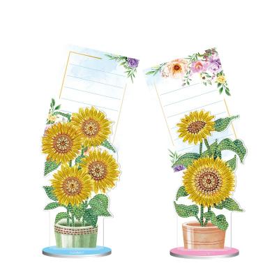 China New Classic/Postmodern DIY Diamond Paper Message Card Clip Note Card Clip Wedding Photo Holder Desktop Decorative Kawaii Painting Stationery for sale