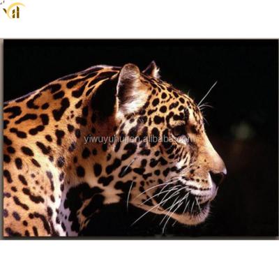 China Traditional Leopard Square Beads Diamond Painting With Subframe for sale