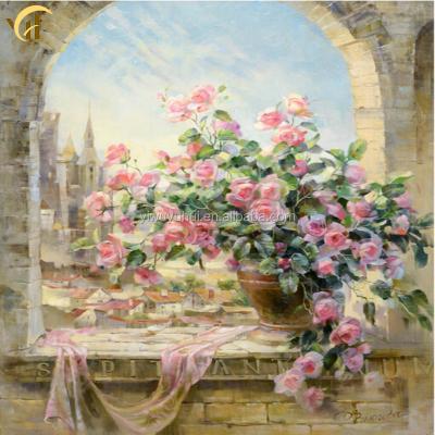 China Traditional Still Life Flowers Landscapes DIY Diamond Painting By Numbers With Subframe for sale