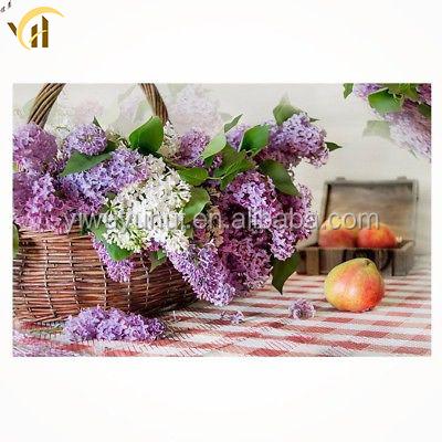 China Traditional Still Life Flowers Landscapes DIY Diamond Art Painting By Numbers With Subframe for sale