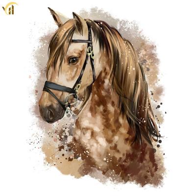 China New Traditional ECO Canvas Horse 5d Diamond Painting,DIY Diamond Painting Full Beads Diamond Painting for sale