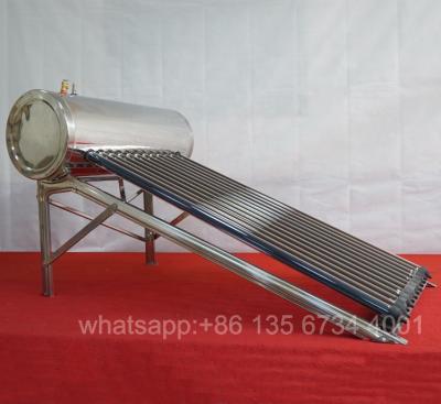 China stainless steel compact pressurized solar water heater for sale