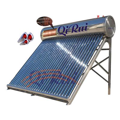 Cina factory wholesale 150L 160L 180L 200L 240L 300L 360L 500L Copper coil Stainless steel Coil Pre-heated Solar Water Heater in vendita