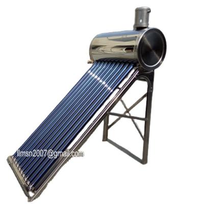 China factory produce 2021 hot sales stainless steel domestic solar water heater à venda