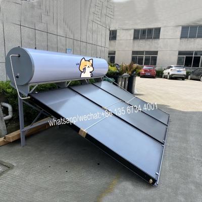 China 2021 flat plate solar water heater 500 liters Te koop