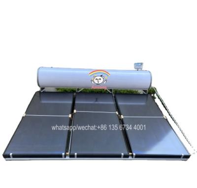 중국 2021 China factory flat plate solar water heater 100 to 500 liters 판매용